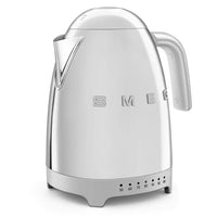 Bouilloire Smeg | Acier inoxydable chromé | Années 1950 | Bouilloire à débit variable