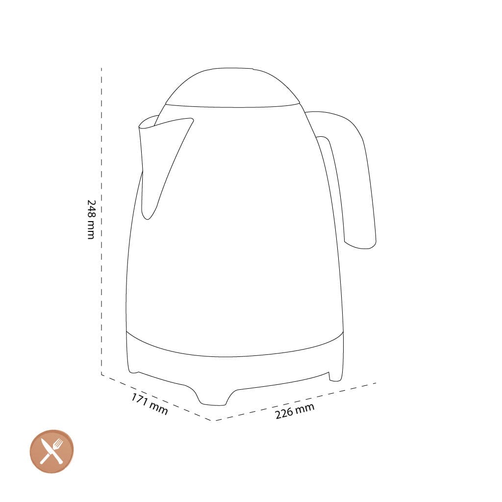 Smeg - Waterkoker | Wit | Jaren 50 | Kettle Standard Waterkoker Smeg