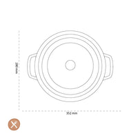Staub - La Cocotte Braadpan 28 cm - Eucalyptus Braadpan Staub
