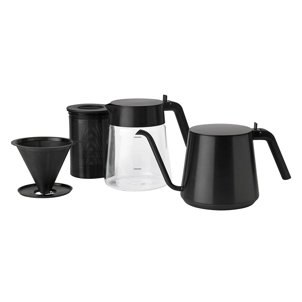 Stelton - Nohr zwanenhals ketel zwart metallic Stelton