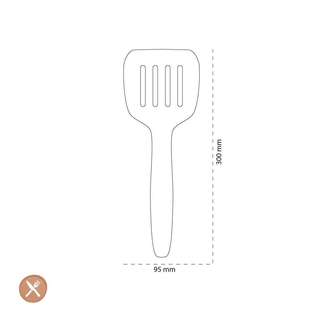 Tools2Cook - Siliconen Bakspatel Black Pepper Spatel Tools2Cook