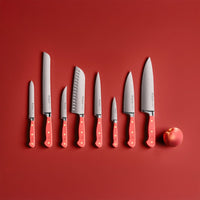 Wusthof - Classic Colour 7-delige messenset met blok Coral Peach Wusthof