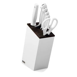 Wusthof - Ensemble de couteaux classiques 6 pièces blanc avec bloc Bezig met laden...