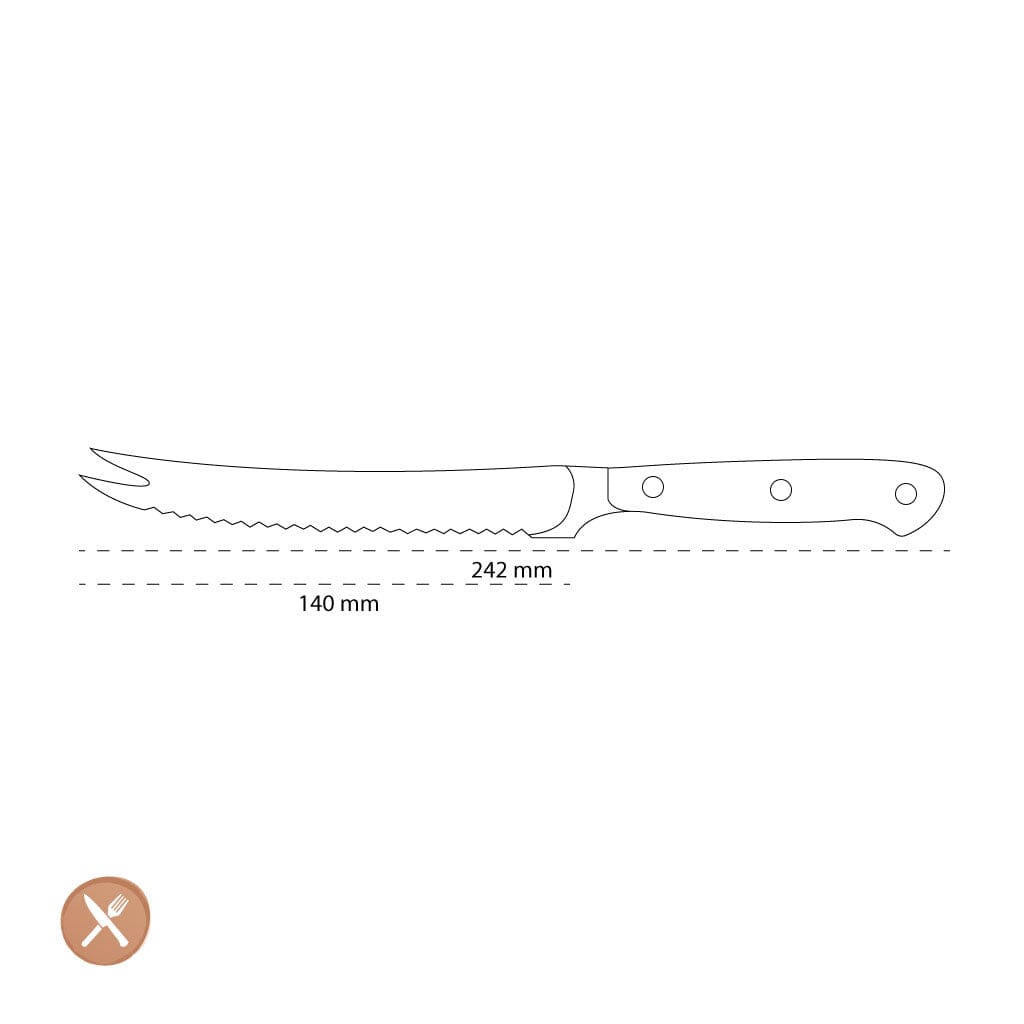 Wusthof - Classic Tomatenmes 14 cm Tomatenmes Wusthof