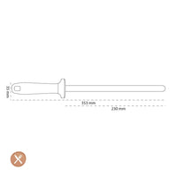 Zwilling - Aanzetstaal (kunststof) 230 mm Aanzetstaal Zwilling