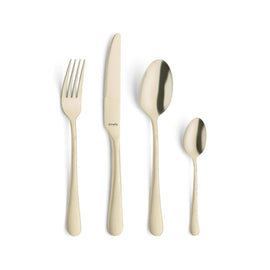 Amefa - Austin 24-piece Cutlery Set 6 People - Matte Champagne Amefa - Austin 24-delige Bestekset 6 Personen - Mat Champagne Bestekset Amefa