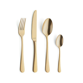 Amefa - Austin 24-piece Cutlery Set 6 People - Matte Gold Amefa - Austin 24-delige Bestekset 6 Personen - Mat Goud Bestekset Amefa