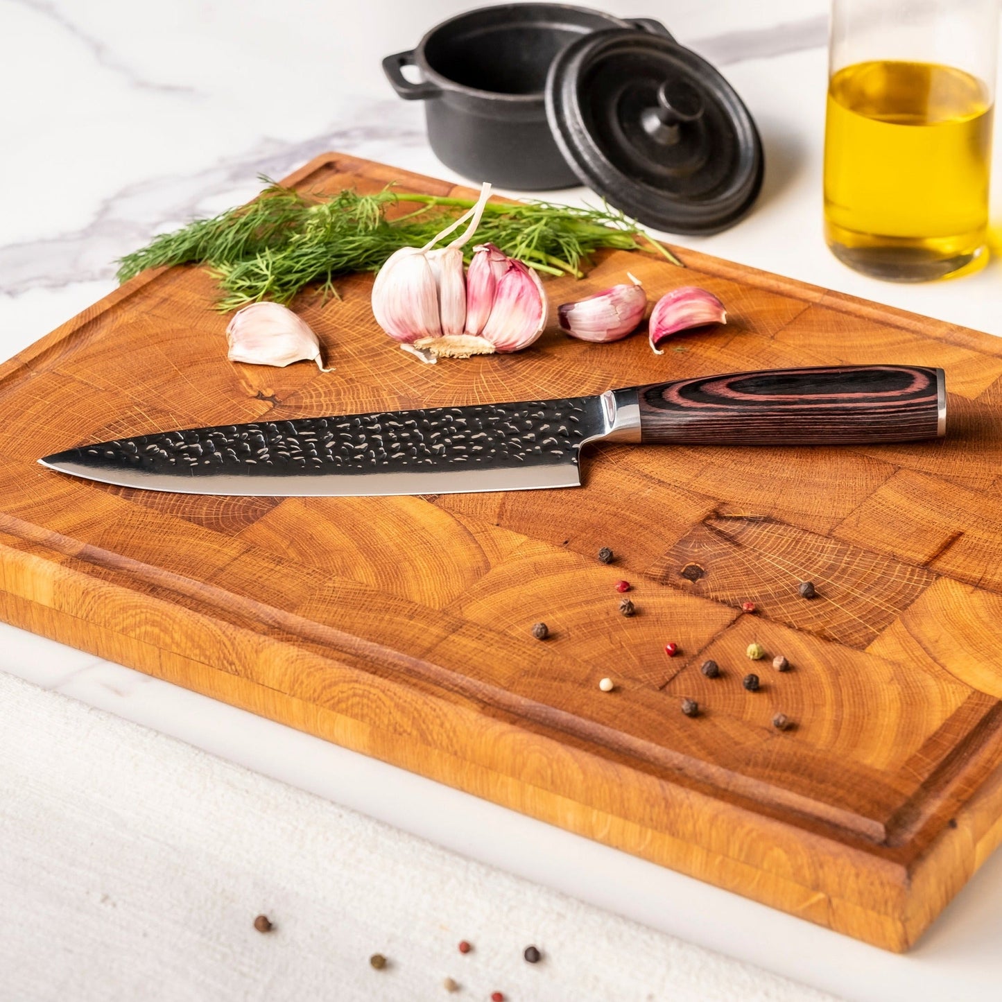 Hammered RVS Series - 3-delige messenset Shinrai Japan