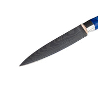Japanse Damascus Epoxy Sapphire Print Series - Schilmes Keukenmessen Shinrai Japan