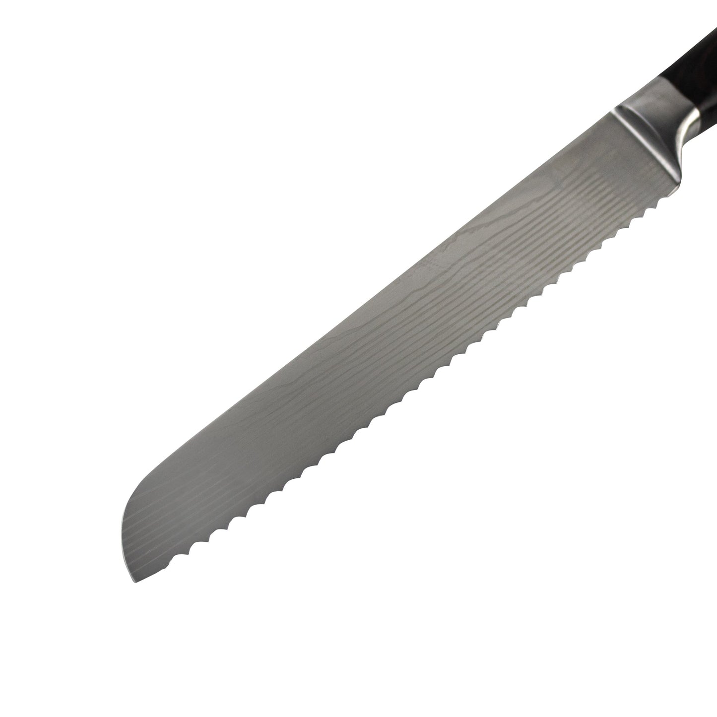 Japanse Damascus Print - Broodmes 20 cm Keukenmessen Shinrai Japan