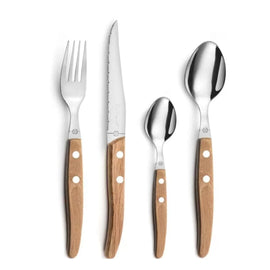 Lou Laguiole - Canopée 24-piece Cutlery Set - Wood Lou Laguiole - 24-pc cutlery set in craft box - wood Bestekset Lou Laguiole