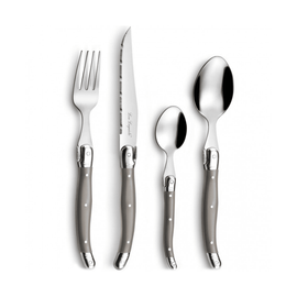 Lou Laguiole - Tradition 24 Piece Cutlery Set - Taupe Lou Laguiole - Tradition 24-delige Bestekset - Taupe Bestekset Lou Laguiole