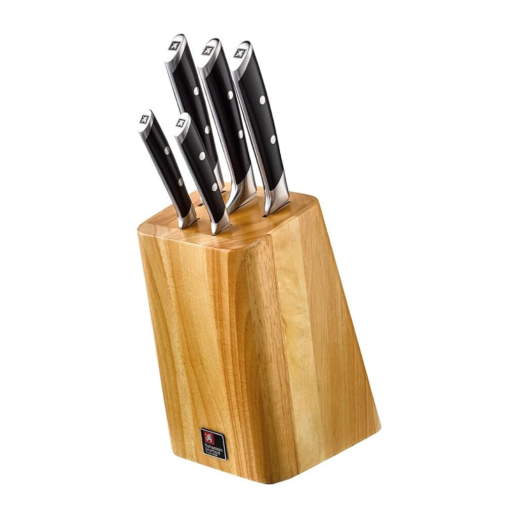 Richardson Sheffield - R Vision 5-Delige Messenset met Blok - Hout Messenset met blok Richardson Sheffield