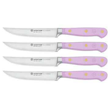 Wusthof - Classic Steak Knife Set 4-piece Purple Yam
