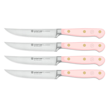 Wusthof - Classic Steak Knife Set 4-piece Pink Himalayan Salt