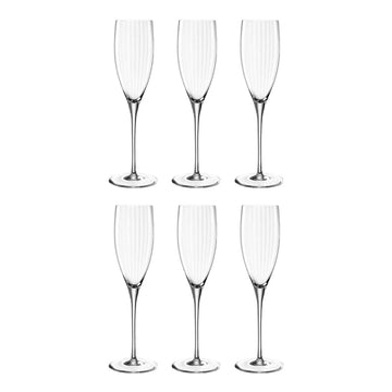 Leonardo - POESIA Champagne Glasses 250ml - Pack of 6