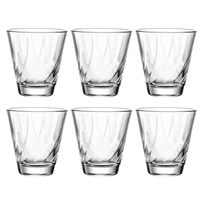 Leonardo - Twist Drinking Glass 215ml - Pack of 6