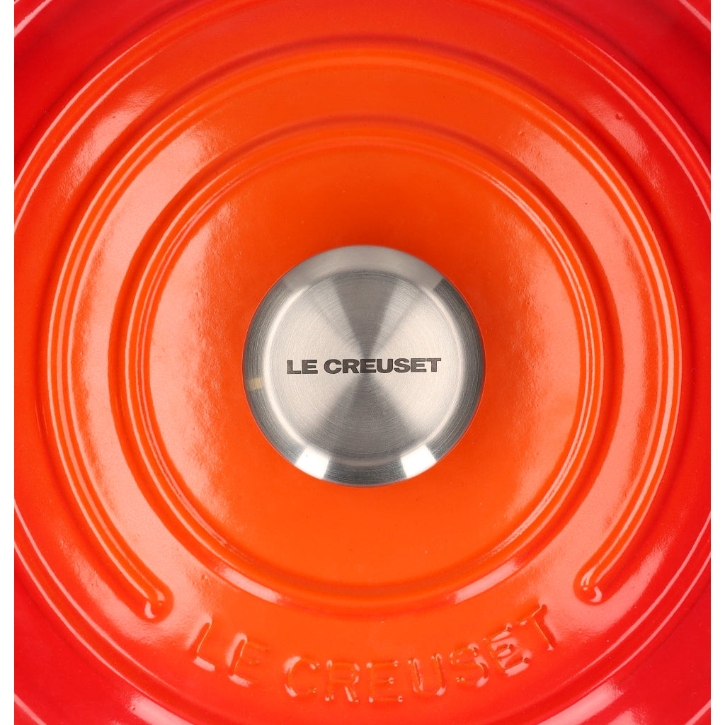 LeCreuset - Roast- / Stew pan Signature round Orange-red 24cm 4.2l