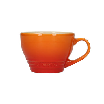 Le Creuset - Large Cappuccino Mug Orange Red 0.4l