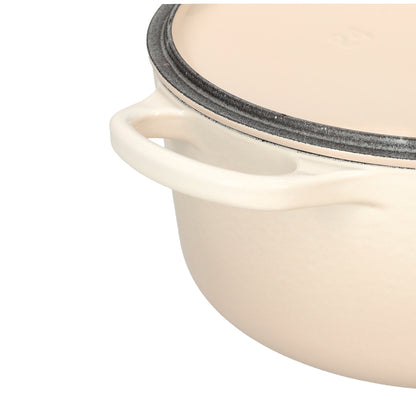 LeCreuset - Roast- / Stew pan Signature round Meringue 24cm 4.2l