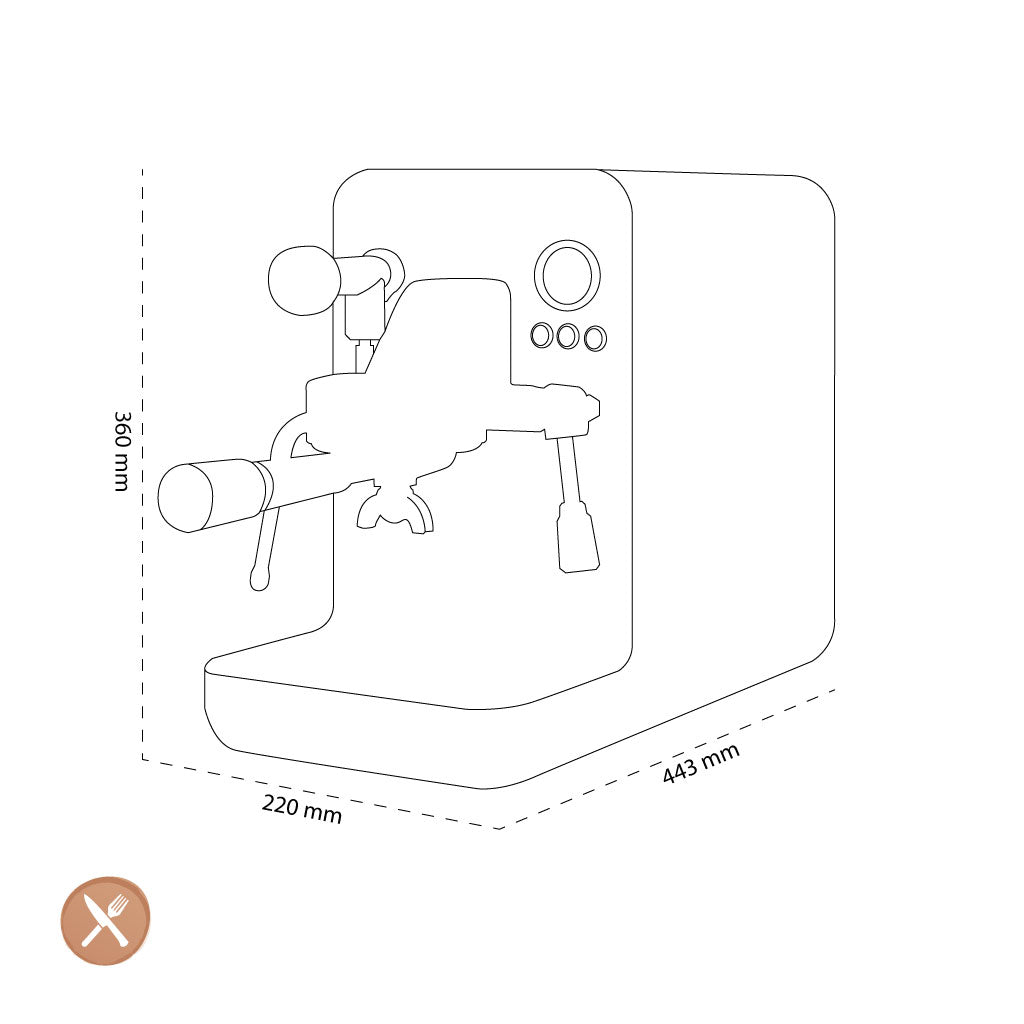 Smeg - Espresso Machine Matte White