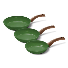 Cook & Pan - Ensemble de poêles à frire Go Green 3 pièces