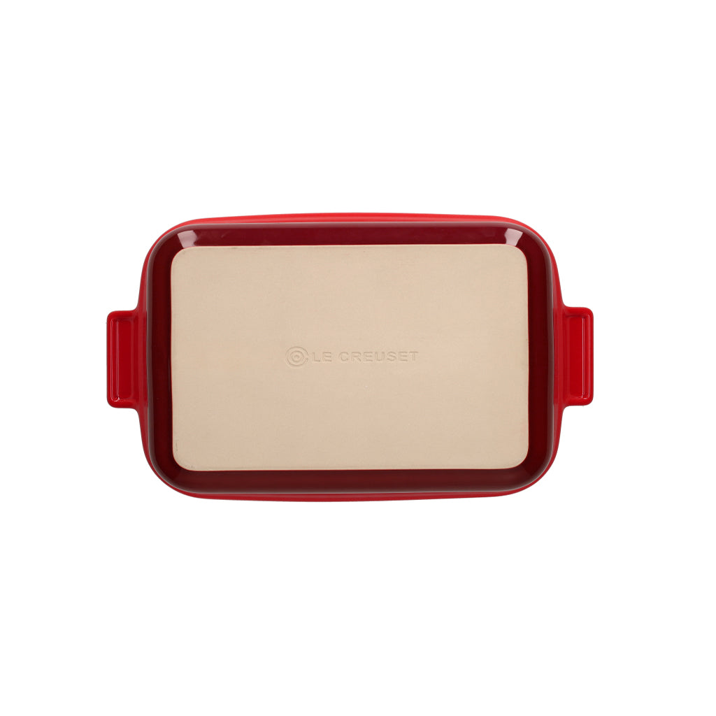 Le Creuset - Heritage Oven dish rectangular Cherry red 32 x 24 cm