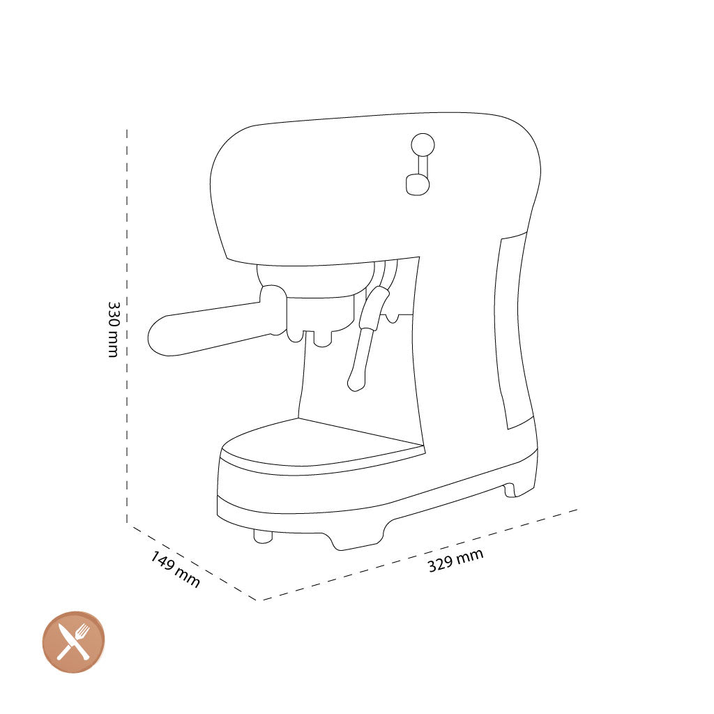 Smeg - Espresso Machine | Crème | 1950s | Manual Espresso Machine