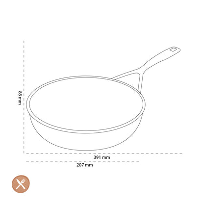 Demeyere - Alu Pro 5 Ceraforce Frying Pan 20 cm