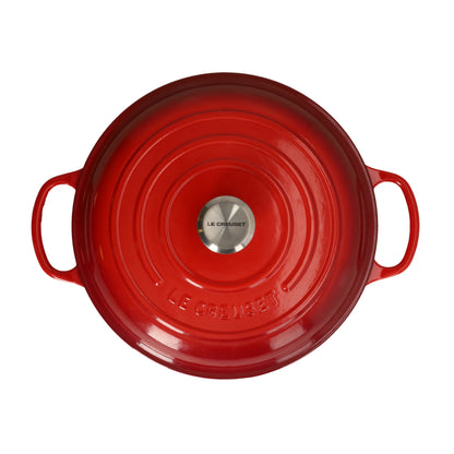 Le Creuset - Signature Campagnard Casserole Cherry Red 26 cm