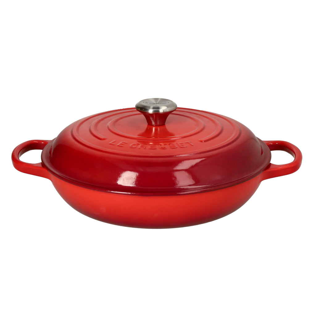 Le Creuset - Signature Campagnard Casserole Cherry Red 26 cm