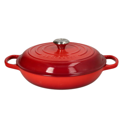 Le Creuset - Signature Campagnard Casserole Cherry Red 26 cm