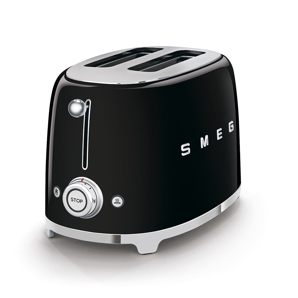 Smeg - Toasters | Black | 50s | Toaster 2x2