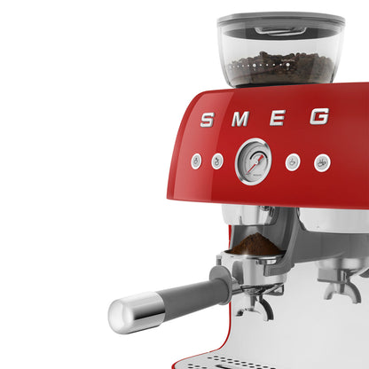 Smeg - Machine à expresso | Rouge | années 1950 | Machine à expresso manuelle