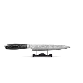 Shinrai Japan - Couteau à sculpter sur bois Damask Pakka 20 cm