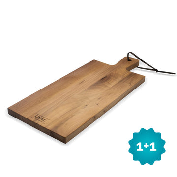 OVAL - Pure Walnut Wood Serving Board 49 x 20 cm