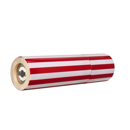 Addison Ross - Column Striped Peper & Zoutmolen Red & White 24 cm Peper/Zoutmolen Addison Ross 