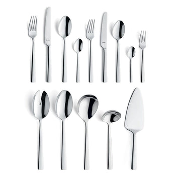 Amefa - Moderno 60-delige Bestekset 6 Personen Hoogglans - Zilverkleurig Bestekset Amefa 