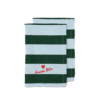 BYON - Serviettes - Amour - Lot de 2 serviettes BYON