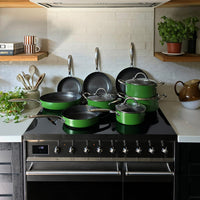 Cook & Pan - Honey Go Green Koekenpannenset 3-delig Pannenset Cook & Pan 