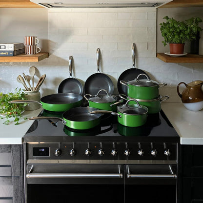 Cook & Pan - Honey Go Green Koekenpannenset 3-delig Pannenset Cook & Pan 