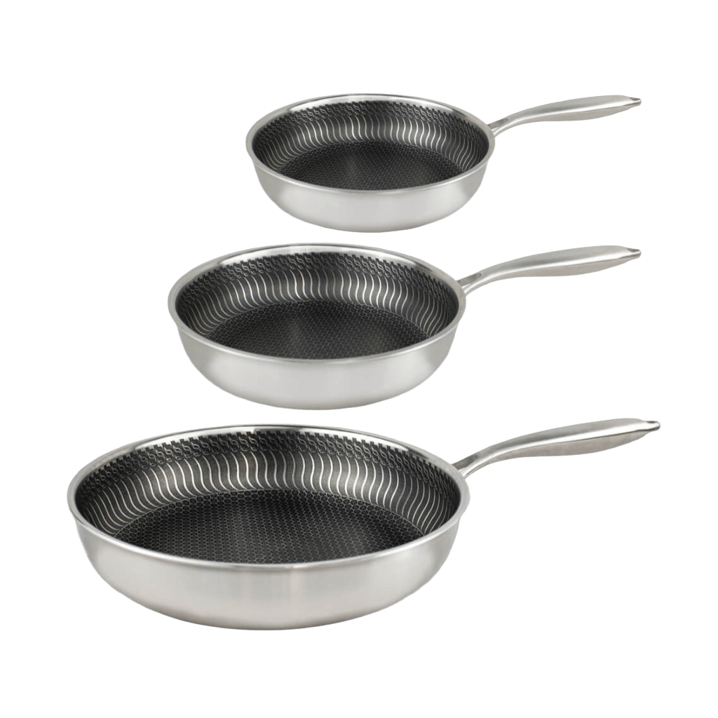 Cook & Pan - Honey Koekenpannenset 3-delig Pannenset Cook & Pan 