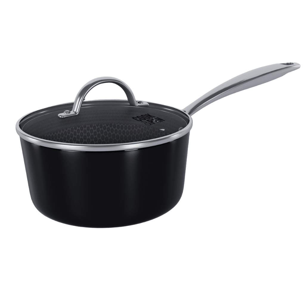 Cook & Pan - Honey Signature Steelpan 18 cm met glazen deksel Cook & Pan 