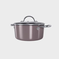 Cook & Pan - Honey Taupe of Mind Kookpot 22 cm met glazen deksel Cook & Pan 