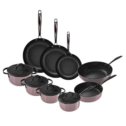 Cook & Pan - Honey Taupe of Mind Pannenset 9-delig Pannenset Cook & Pan 