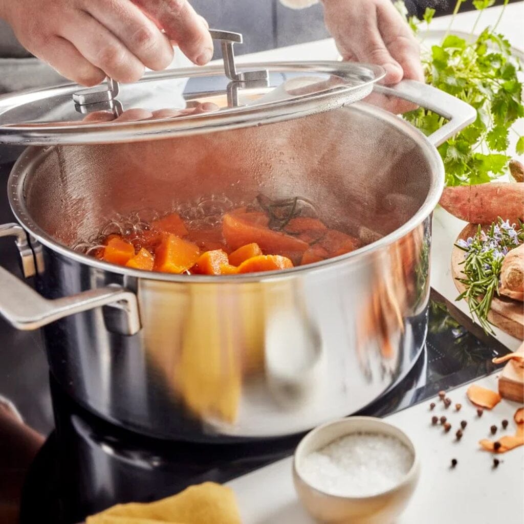 Demeyere - Industry 5 Cooking pan with lid 20 cm – Kookgigant