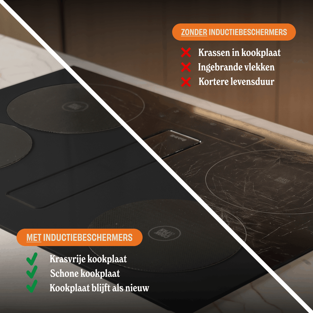 Cook &amp; Pan - Ensemble de 4 protections pour induction Taupe of Mind