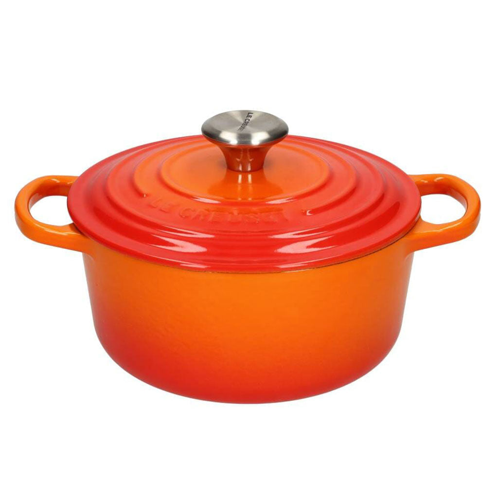 LeCreuset - Roast- / Stew pan Signature round Orange-red 24cm 4.2l