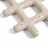 &Klevering - Onderzetter - Grid - Beige Onderzetter &Klevering 