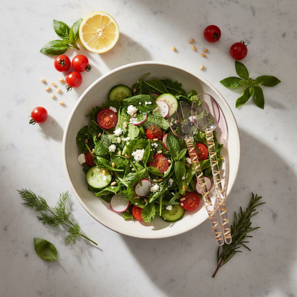 &Klevering - Saladebestek Sling - Roze &Klevering 